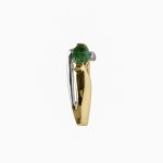 ⁦14K-18K Yellow Gold Emerald & Diamond⁩ - الصورة ⁦3⁩