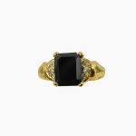 14K-18K Yellow Gold Garnet & Diamond