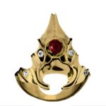 14K-18K Yellow Gold Garnet & Diamond