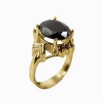 14K-18K Yellow Gold Garnet