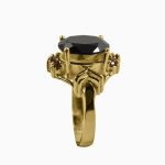 ⁦14K-18K Yellow Gold Garnet⁩ - الصورة ⁦4⁩