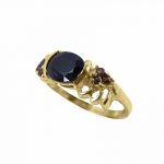 14K-18K Yellow Gold Garnet
