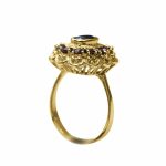 14K-18K Yellow Gold Garnet - Görsel 2