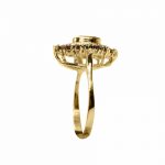 14K-18K Yellow Gold Garnet - Görsel 4