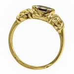 14K-18K Yellow Gold Garnet-Diamond - Imagen 3