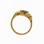 14K-18K Yellow Gold Garnet-Diamond - Imagen 4