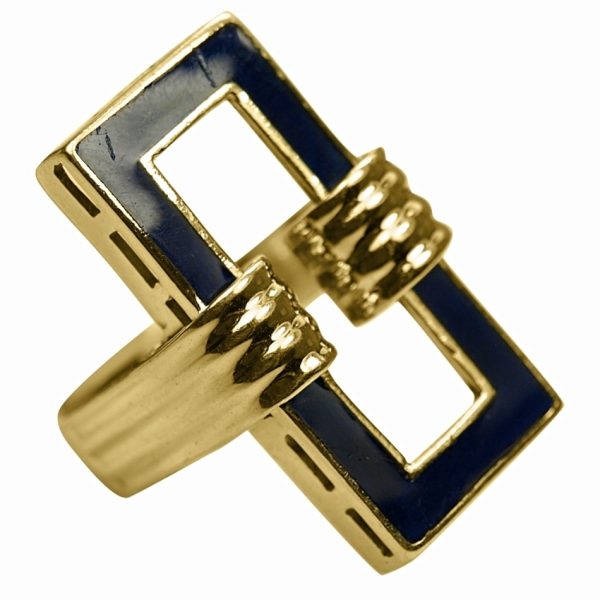 14k-18K Yellow Gold & Lapis