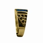 14k-18K Yellow Gold & Lapis-Diamond - Imagen 3
