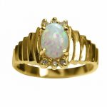 14k-18K Yellow Gold & Opal-Diamond