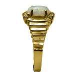 14k-18K Yellow Gold & Opal-Diamond - Görsel 4