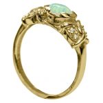 14k-18K Yellow Gold & Opal-Diamond