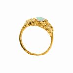 14k-18K Yellow Gold & Opal-Diamond - Imagen 3