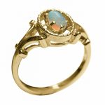 14k-18K Yellow Gold & Opal-Diamond