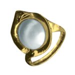 14k-18K Yellow Gold & Pearl Moby