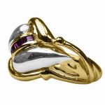 14k-18K Yellow Gold & Ruby – Bild 2