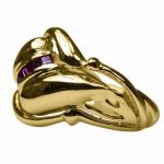 14k-18K Yellow Gold & Ruby – Bild 3