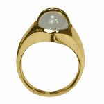 14k-18K Yellow Gold & Ruby-Moon Stone - Görsel 3