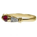 14k-18K Yellow Gold & Ruby - Görsel 2