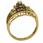 14k-18K Yellow Gold & Ruby-Diamond - immagine 3