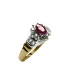 14k-18K Yellow Gold & Ruby-Diamond