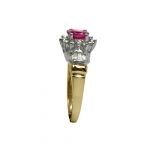14k-18K Yellow Gold & Ruby-Diamond - immagine 4