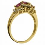 ⁦14k-18K Yellow Gold & Ruby-Diamond⁩ - الصورة ⁦2⁩