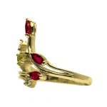 ⁦14k-18K Yellow Gold & Ruby-Diamond⁩ - الصورة ⁦2⁩