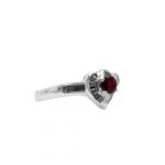 14k-18K White Gold & Ruby-Diamond - Image 2
