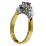 14k-18K White Gold & Ruby-Diamond - Image 4