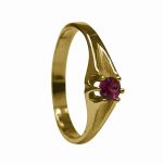 14k-18K Yellow Gold & Ruby - Görsel 3