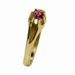 14k-18K Yellow Gold & Ruby - Görsel 2