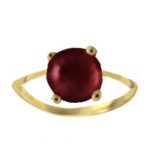 14k-18K Yellow Gold & Ruby Cabochon - Image 3