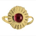14k-18K Yellow Gold & Ruby Cabochon - Image 2