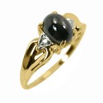 14K-18K Yellow Gold- Tiger Eye-Diamond