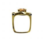 14K-18K Yellow Gold- Topaz- Diamond - Görsel 2