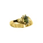 14K-18K Yellow Gold- Turmalin-Diamond - Imagen 3