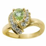 14K-18K Yellow Gold- Turmalin-Diamond - Imagen 3