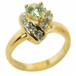 14K-18K Yellow Gold- Turmalin-Diamond