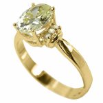 14K-18K Yellow Gold- Turmalin-Diamond - Imagen 3