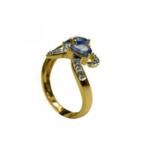 14K-18K Yellow Gold Tanzanite
