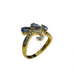 14K-18K Yellow Gold Tanzanite - Görsel 4