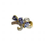 14K-18K Yellow Gold Tanzanite - Görsel 2
