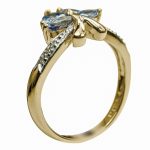14K-18K Yellow Gold Tanzanite- Diamond - Imagen 3