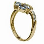 14K-18K Yellow Gold Tanzanite- Diamond - Imagen 2