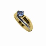 14K-18K Yellow Gold Tanzanite - Imagen 3