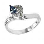 4K-18K White Gold Tanzanite-Diamond – Image 3