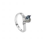 4K-18K White Gold Tanzanite-Diamond