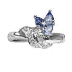 14K-18K White Gold Tanzanite-Diamond