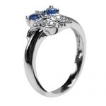 14K-18K White Gold Tanzanite-Diamond - Görsel 2