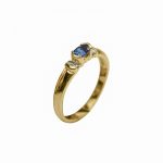 14K-18K Yellow Gold Tanzanite -Diamond